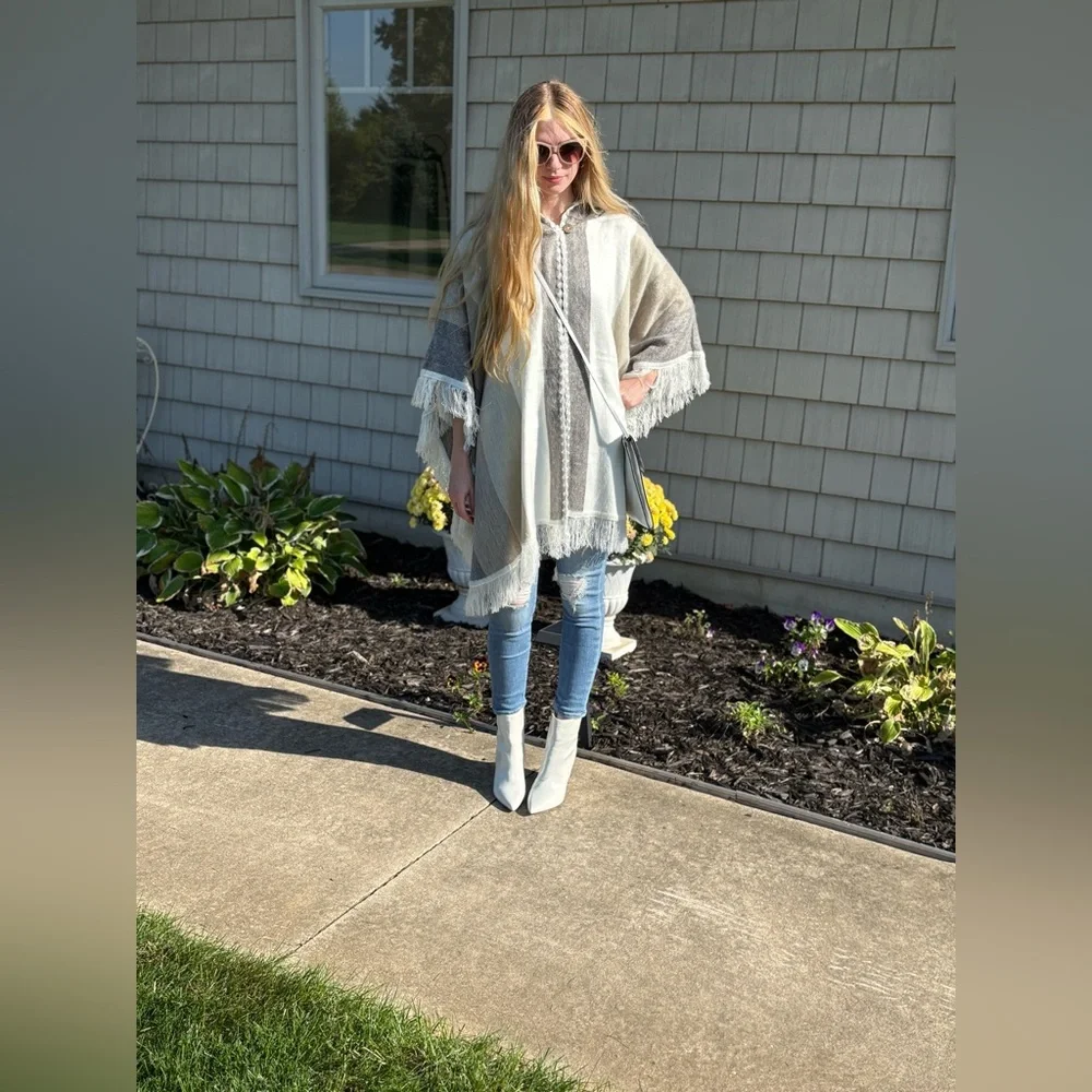 NWOT - Alpaca Blend Ruana - OS - Picture 6 of 12